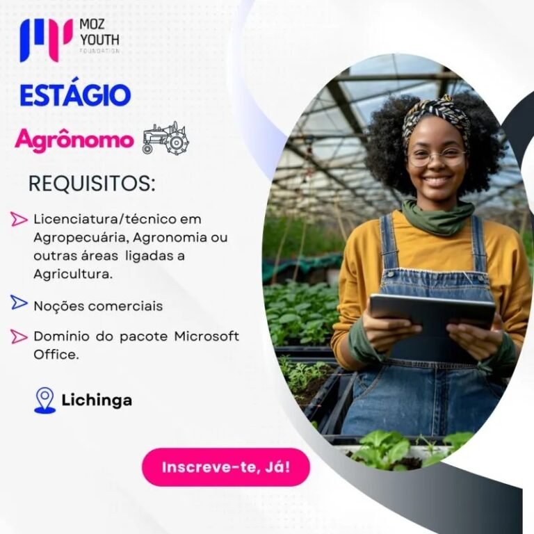 Estagio para agronomo na Moz youth fundation