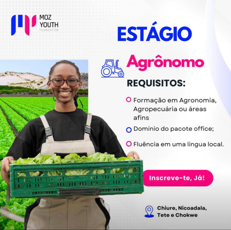 Estagio para agronomo na Moz youth fundation